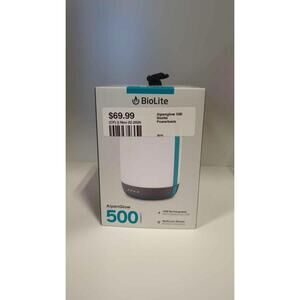BioLite Alpenglow 500 Lantern Powerbank New in Box